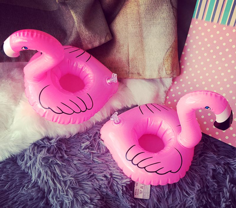 PoolFrolics ™ Floating Flamingo Drink Holder