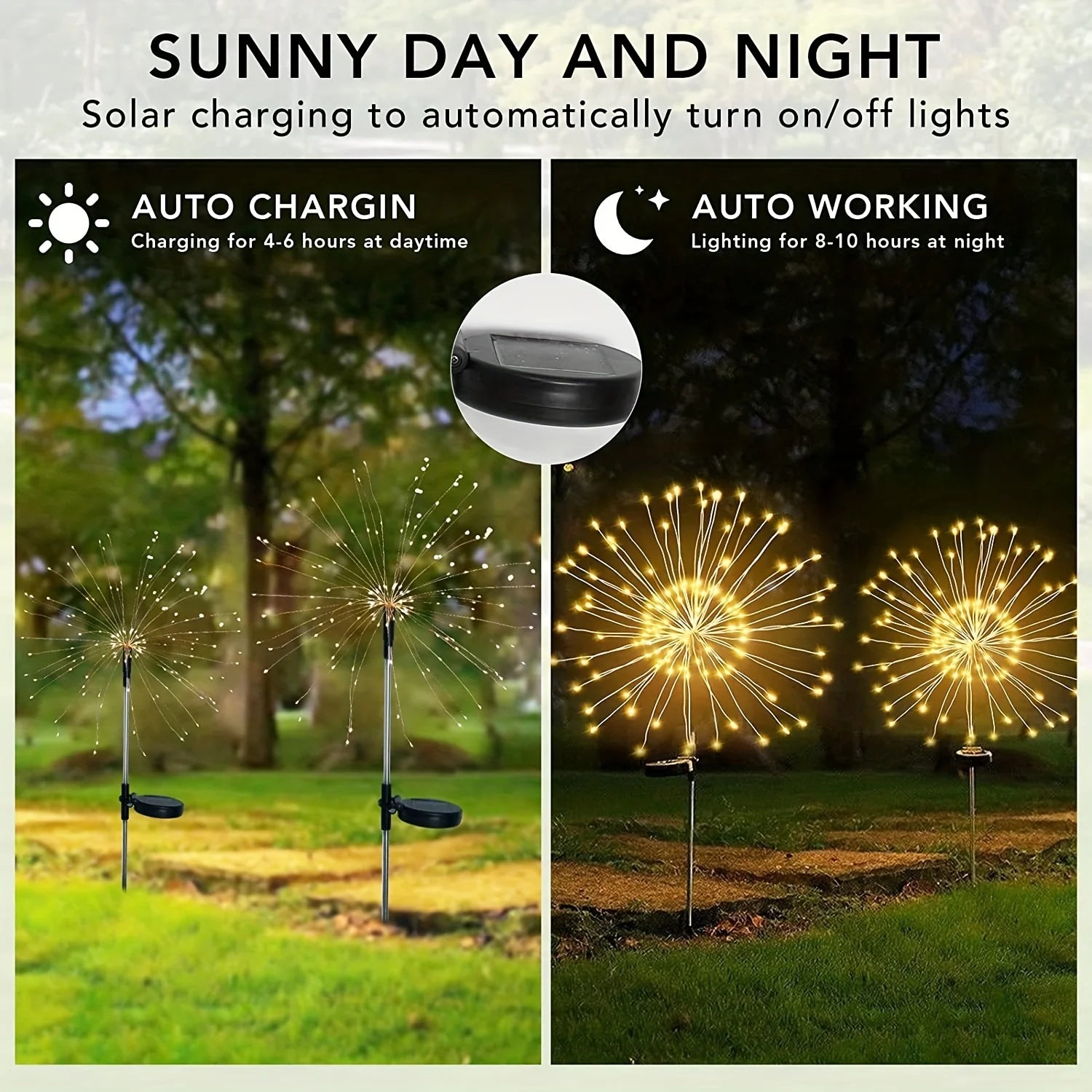 Outdoor Solar Firework Lights