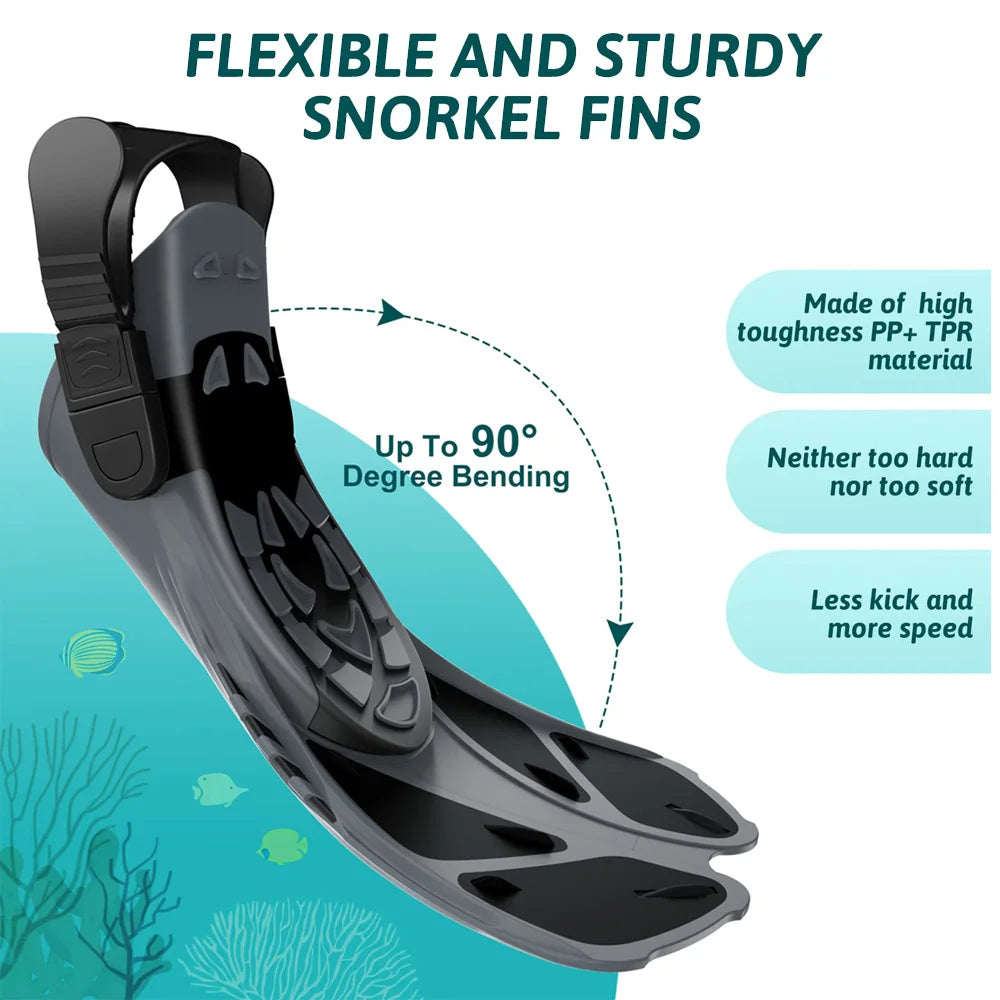 PoolFrolics Snorkel Fins