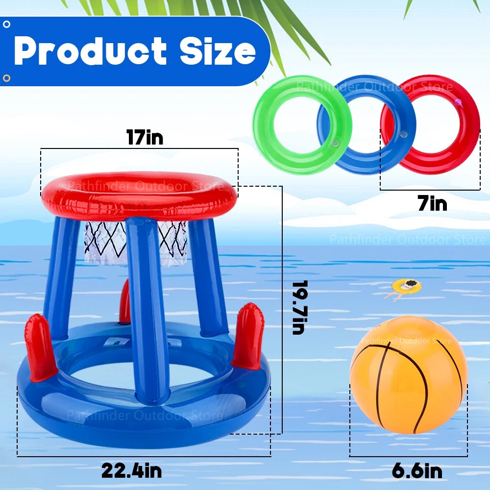 Inflatable Basketball & Billiards Pool Toy