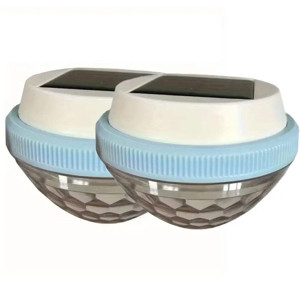 Solar floating LED pool light