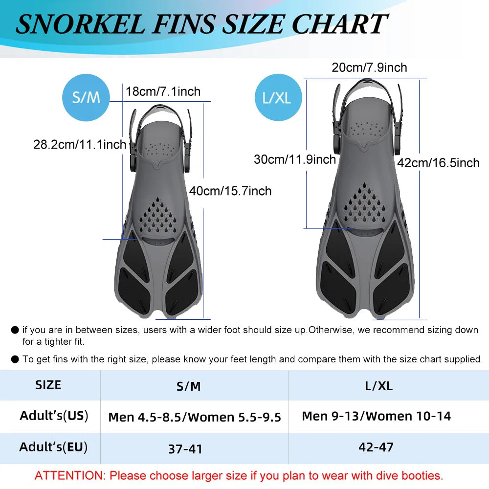 PoolFrolics Snorkel Fins