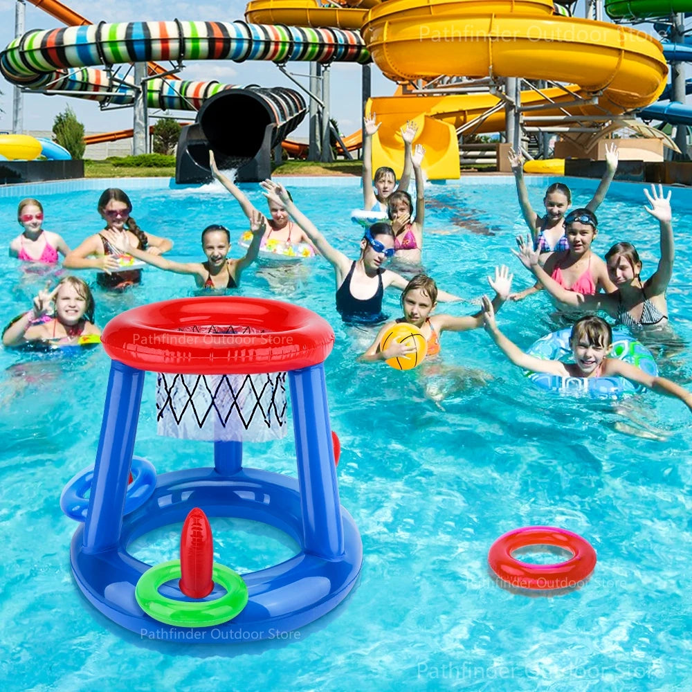 Inflatable Basketball & Billiards Pool Toy