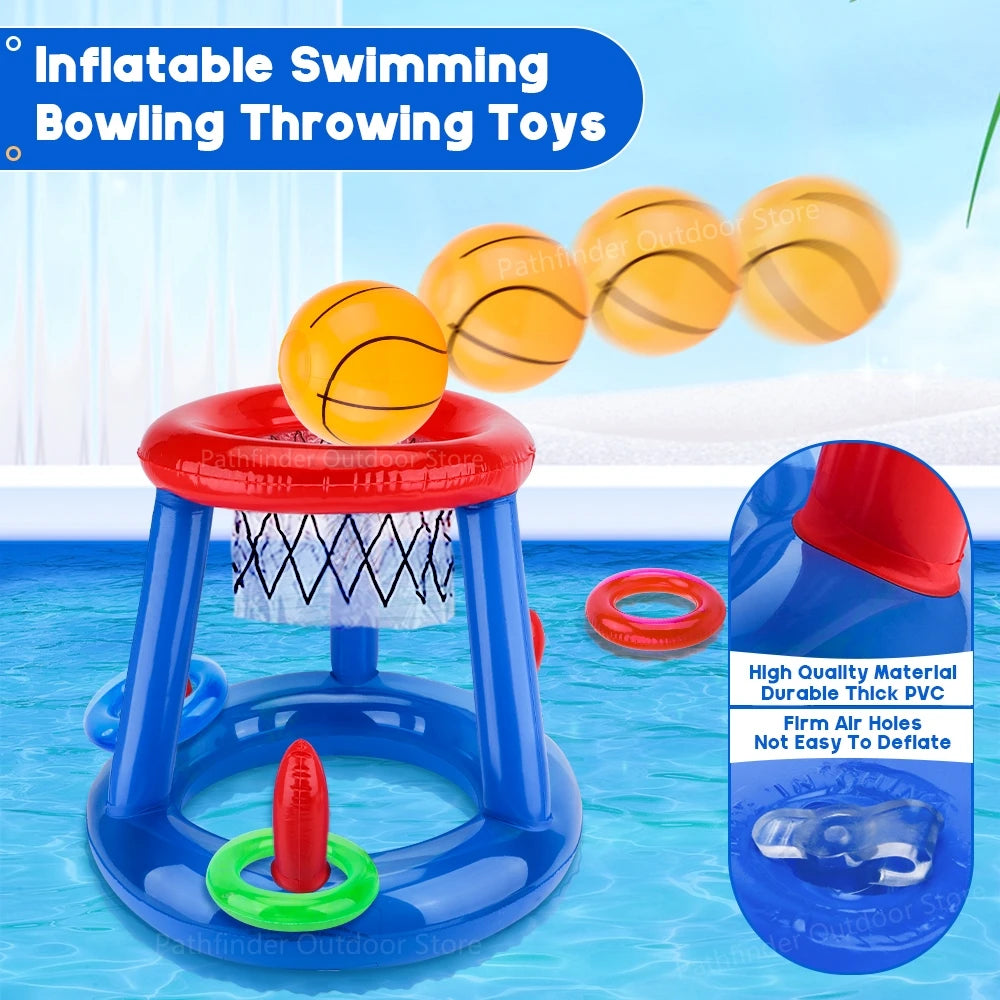 Inflatable Basketball & Billiards Pool Toy