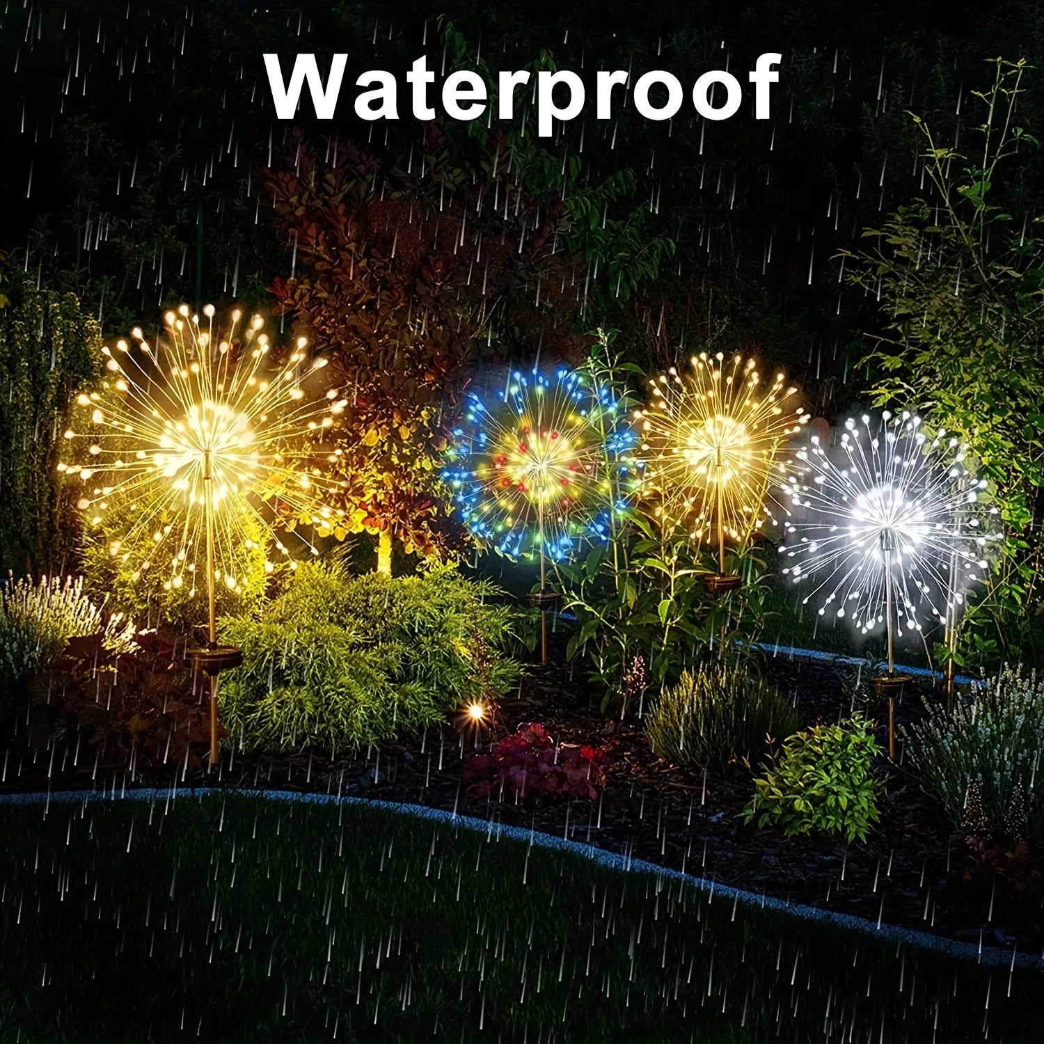 Outdoor Solar Firework Lights