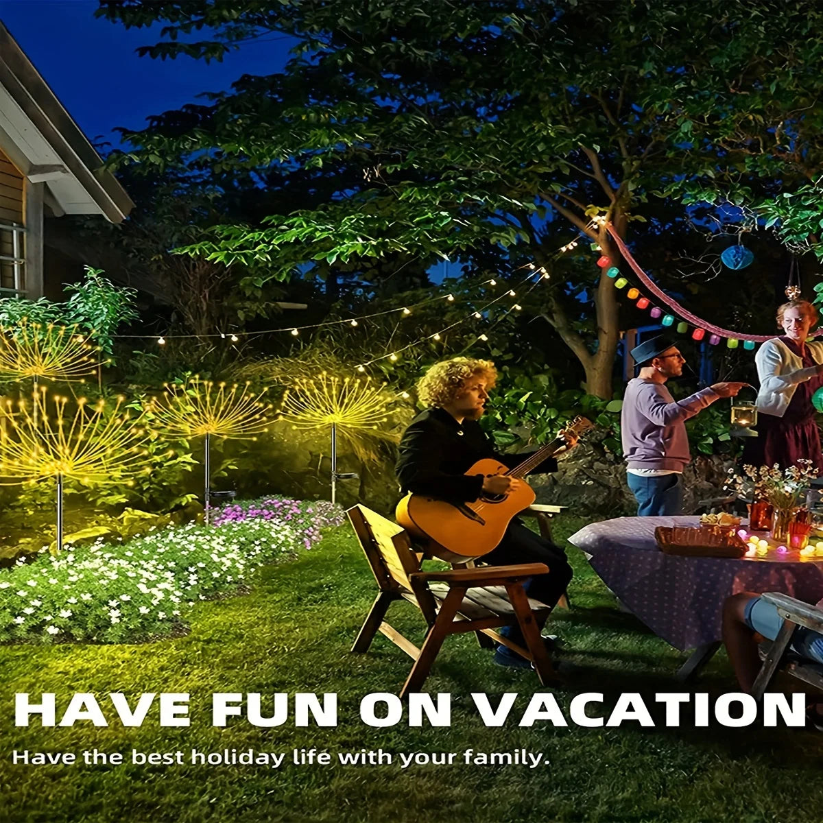 Outdoor Solar Firework Lights