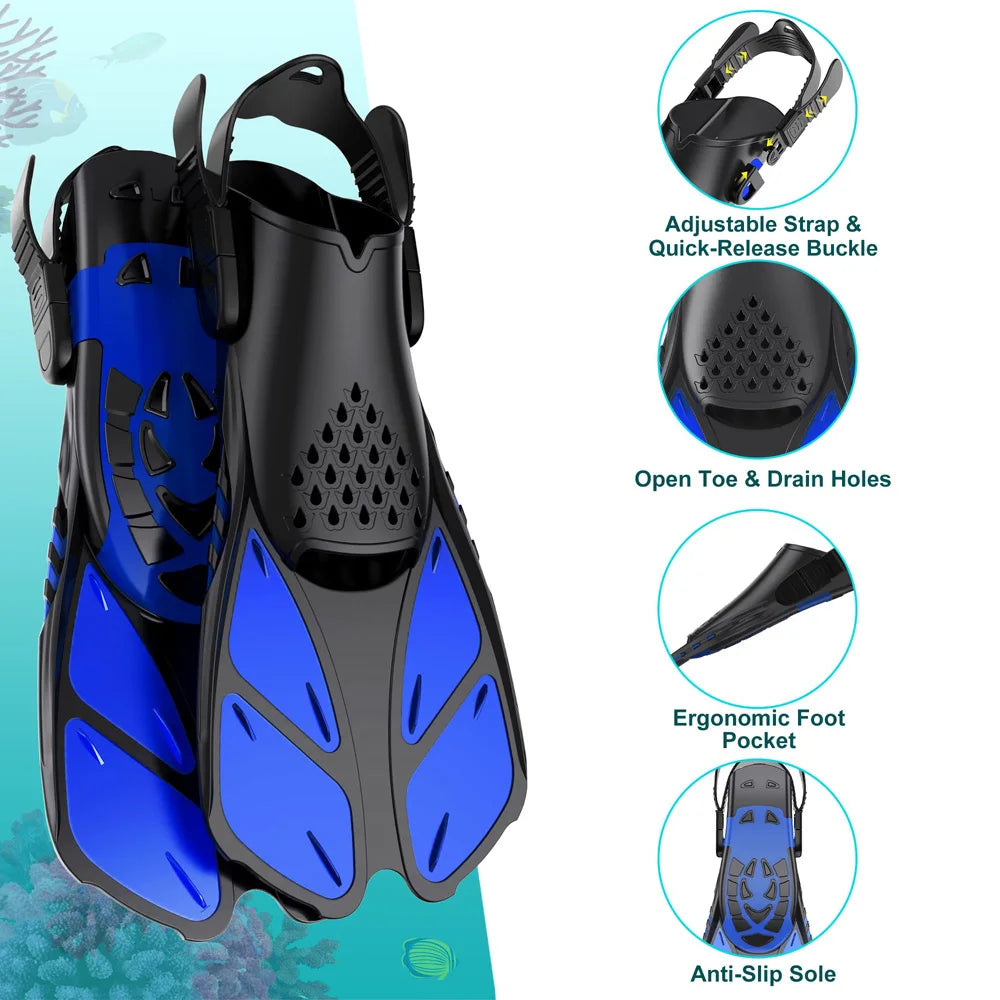 PoolFrolics Snorkel Fins