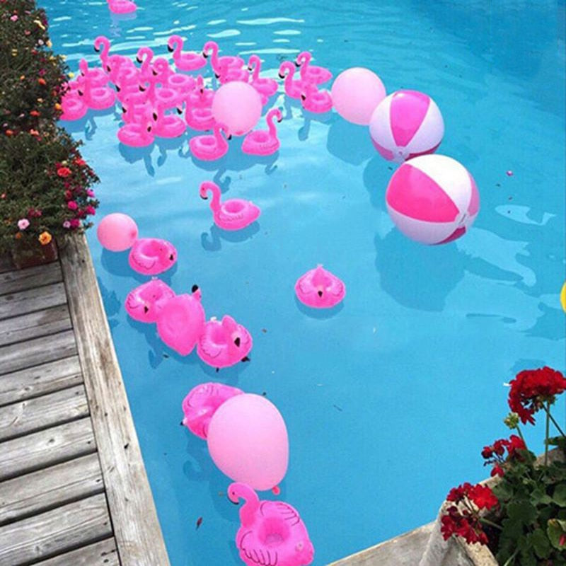 PoolFrolics ™ Floating Flamingo Drink Holder